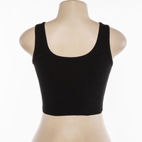 Sexy White Butterfly Embroidery Crop Top Camisole Tank Sleeveless T-shirt Tee Shirt E-Girl Kawaii Korean Japanese Harajuku Retro Streetwear Fashion - Thumbnail 9