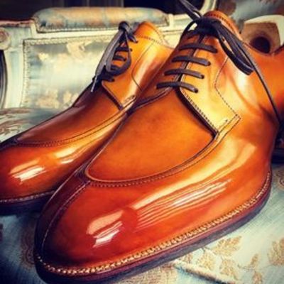 Luxury fashion brown split toe lace up dress handmade shoes gentlemen choice
