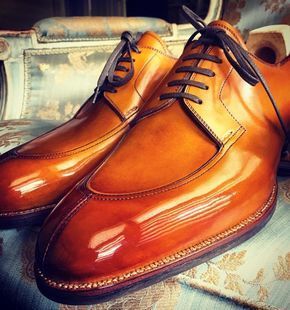 Luxury Fashion Brown Split Toe Lace Up Dress Handmade Shoes Gentlemen Choice