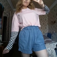 Cute Casual Letter Stripe Patchwork Long Sleeve Tee Shirt T-shirt Top Spring Summer O-neck E-Girl Kawaii Korean Japanese Harajuku Retro Streetwear - Thumbnail 1