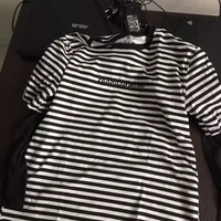 Cute Casual Letter Stripe Patchwork Long Sleeve Tee Shirt T-shirt Top Spring Summer O-neck E-Girl Kawaii Korean Japanese Harajuku Retro Streetwear - Thumbnail 3