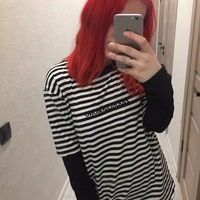 Cute Casual Letter Stripe Patchwork Long Sleeve Tee Shirt T-shirt Top Spring Summer O-neck E-Girl Kawaii Korean Japanese Harajuku Retro Streetwear - Thumbnail 4