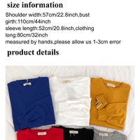 Cute Solid Color Long Sleeve T-shirt Shirt Dress With Belt Loose Oversized Woman Spring Autumn E-Girl Kawaii Korean Japanese Harajuku Retro Streetwear - Thumbnail 9