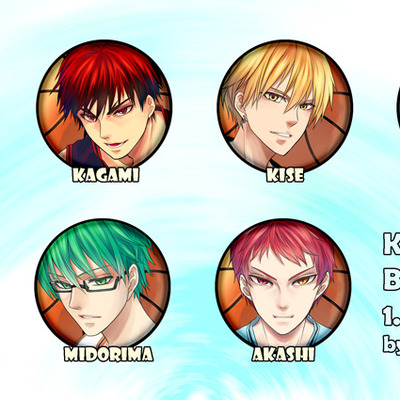 Kuroko no basket buttons