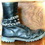 Loop & Pull Chain Leather Whip Bootstrap -4