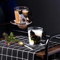 Cute Kitten Cat Glass - Thumbnail 1