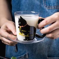 Cute Kitten Cat Glass - Thumbnail 3