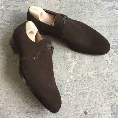 Best Men Brown Handmade Suede Chukka Shoes, Men Suede Shoes Dress Men Shoes