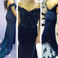 Charming Prom Dress, Sexy Lace Evening Dress, Mermaid Prom Dress, Formal Dress,716 - Thumbnail 1