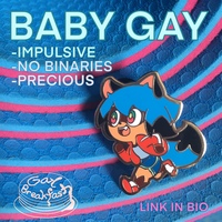 Elder Gay and Baby Gay Pins - Thumbnail 2