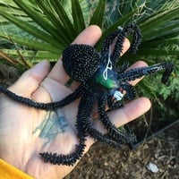  Large Vintage Rubber Carpet Spider Jiggler Late 70's China - Thumbnail 2