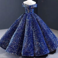 Dubai Sweetheart Sexy Green Luxury Wedding Dresses 2020 Sequined Off Shoulder Bridal Gowns,52 - Thumbnail 3