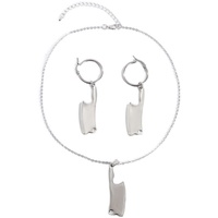 KNIFE NECKLACE & EARRINGS SET - Thumbnail 4