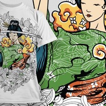 "Geisha Assassin" Super Premium Tee-Shirt