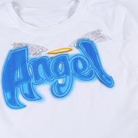 Sexy Angel Letter Graphic Print Casual Summer Short Sleeve Shirt T-shirt Tee Top E-Girl Kawaii Korean Japanese Harajuku Retro Streetwear Fashion - Thumbnail 7