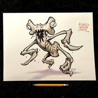 BONE-MONSTER B&W artwork - Thumbnail 1