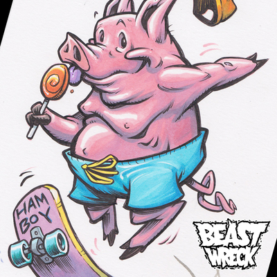 HAM BOY Color artwork