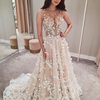 2021 New Fashion Gorgeous Sweetheart Lace Wedding Dresses with Train - Thumbnail 1