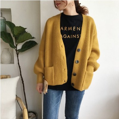 Cute women's autumn and winter cardigans
