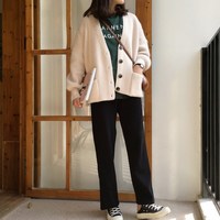 Cute Women's Autumn and Winter Cardigans - Thumbnail 4