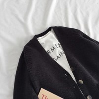 Cute Women's Autumn and Winter Cardigans - Thumbnail 8