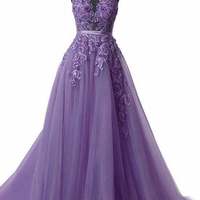 SP1378,2021 Long Sweep Train Halter Dazzling Top Tulle Modest Prom Dress - Thumbnail 2