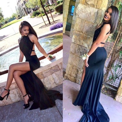 Sp1391,backless prom dress,robe de soirée black,long prom gown,cheap prom dress - Thumbnail 4