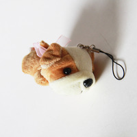 Irresistable Pug Plushie w/ Cellphone Strap - Thumbnail 1