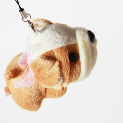 Irresistable pug plushie w/ cellphone strap