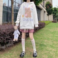 Kawaii Harajuku Printed Sweatshirt Hoodie - Thumbnail 6