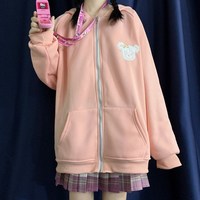 Autumn and Winter Bunny Ears Kawaii Hoodies - Thumbnail 5