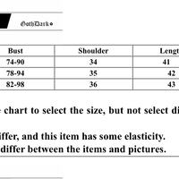 Sexy Goth Grunge Star Moon Celestial Print Ruffle Mesh Transparent Crop Top Short Sleeve Tee Shirt E-Girl Kawaii Korean Japanese Harajuku Streetwear - Thumbnail 8