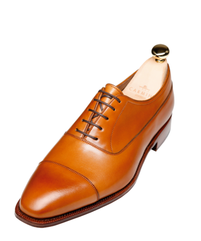 Handmade Brown Cap Toe Vintage Real Leather Lace Up Shoes For Men