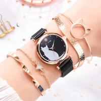 5pcs/set Cute Cat Watch - Thumbnail 5