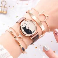 5pcs/set Cute Cat Watch - Thumbnail 4
