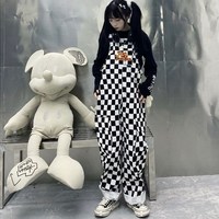 Harajuku Girl Cow Print Casual Jumpsuit - Thumbnail 5
