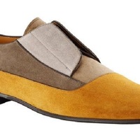 Handmade Men's Leather suede Loafers and slip ons designer custom shoes - Thumbnail 4