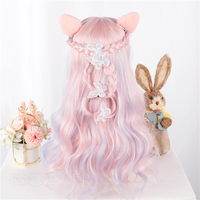 Pink Mixed Cosplay Wigs - Thumbnail 3