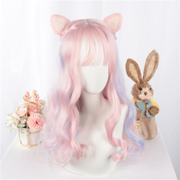 Pink Mixed Cosplay Wigs - Thumbnail 1