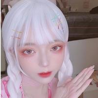 White Straight Long Wigs - Thumbnail 2