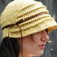 100% Cotton FLAPPER Cloche Hat - CHOOSE Your Color-1