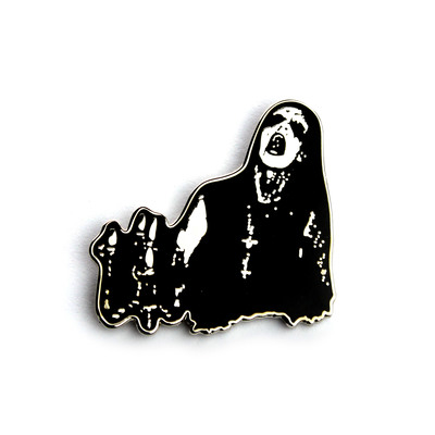 Transilvanian hunger - silver - soft enamel pin