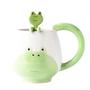 Cute Ceramic Animal Mugs With Spoon-3