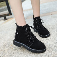 Cute Cat Face Marten Boots - Thumbnail 2