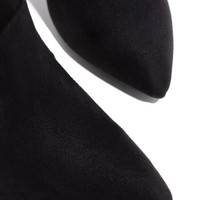 Pointed Toe Sexy Over the Knee Boots - Thumbnail 2