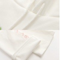 Rabbit Embroidery Fleece Thick Women Hoodies  - Thumbnail 4