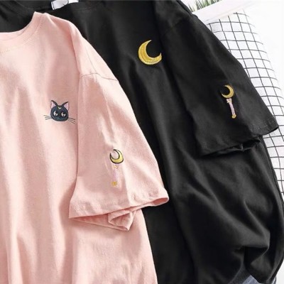 Kawaii sailor moon cartoon t shirts - Thumbnail 3