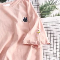 Kawaii Sailor Moon Cartoon T Shirts - Thumbnail 2