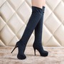 Sexy High Heels Autumn Winter Over the Knee Boots-3