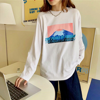 THE PEAKS OF FUJISAN Snowberg Mountain Printed Long Leeve T-shirt - Thumbnail 1